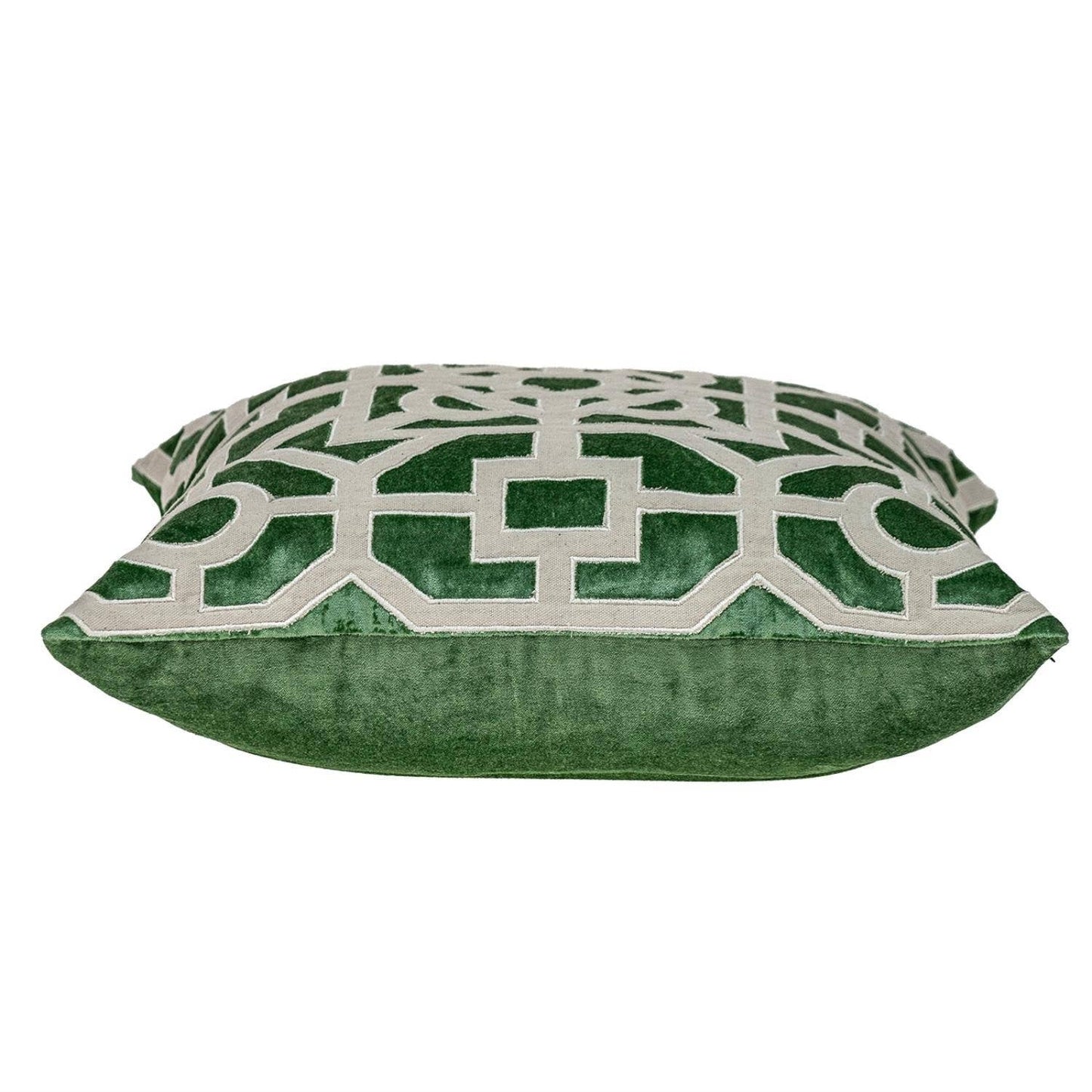 Green Lattice Pillow