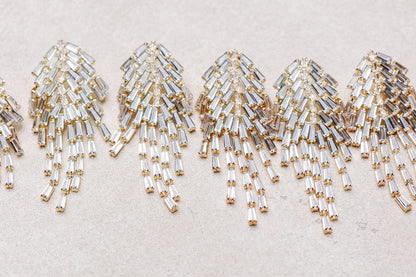 Crystal Tassel Earrings