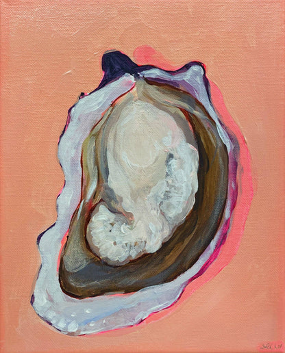 Coral Oyster Print 16 x 20"