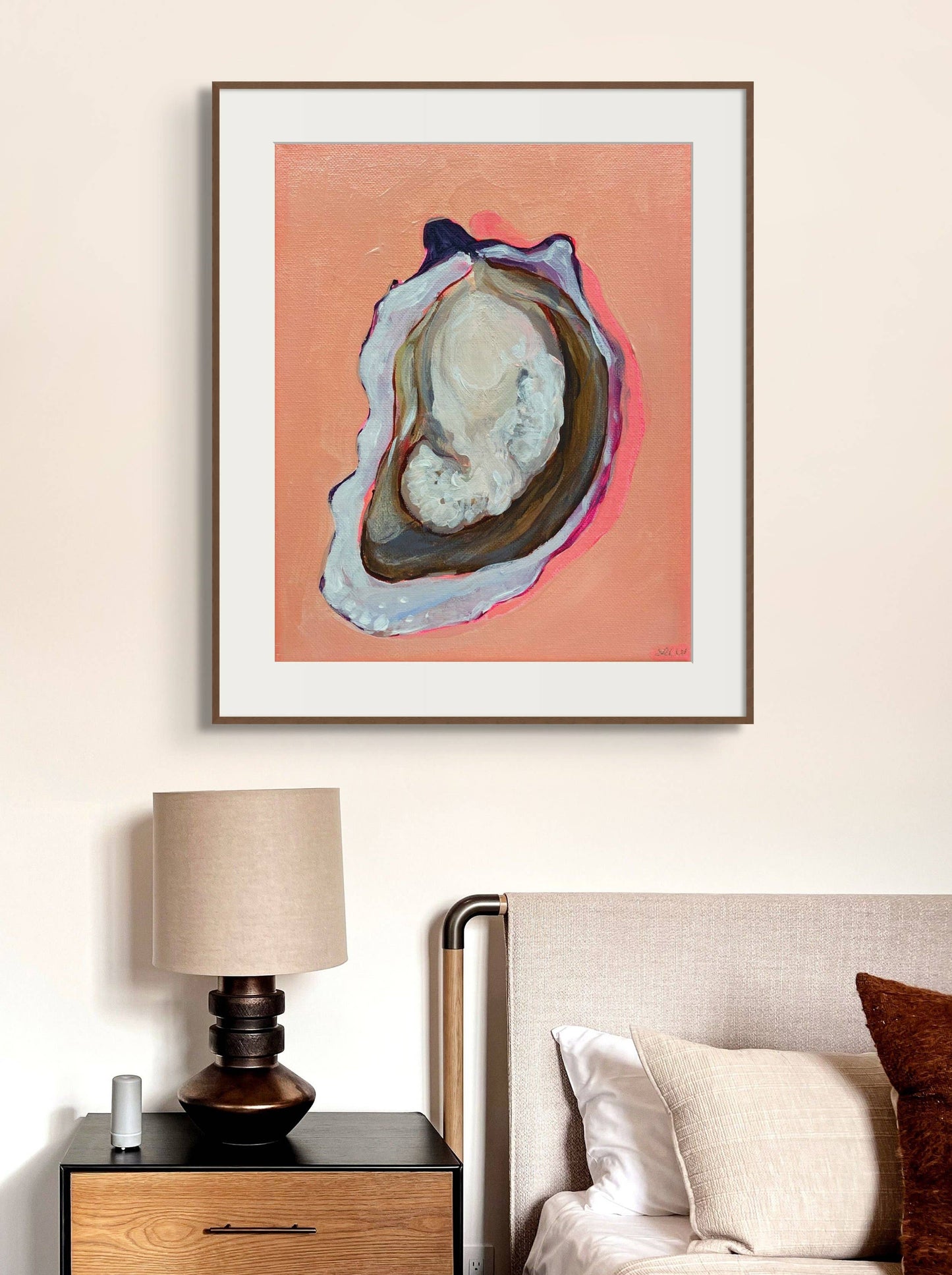 Coral Oyster Print 16 x 20"