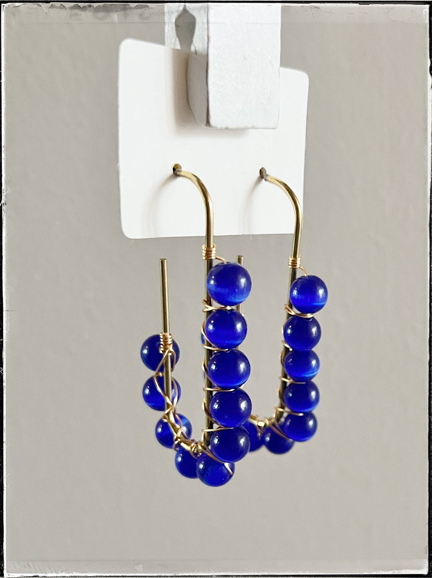 Royal Blue Dangle Earring