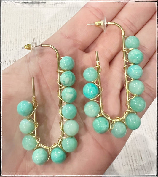 Jade Dangle Earring