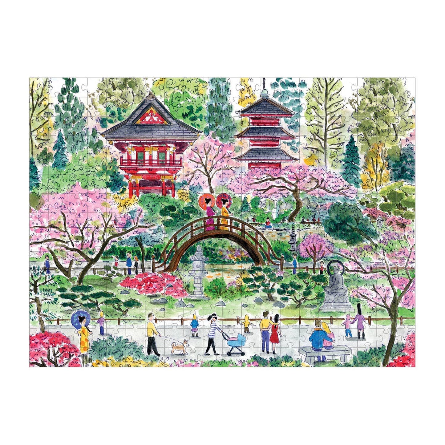 Michael Storrings Japanese Tea Garden 300 Piece Puzzle