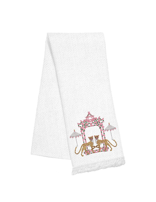 Cheetahs Linen Tea Towel