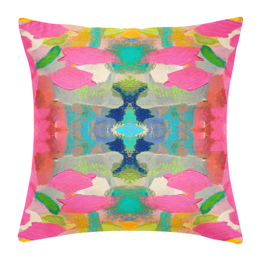 Pink Paradise 22x22 Pillow: 22" x 22" Throw Pillow