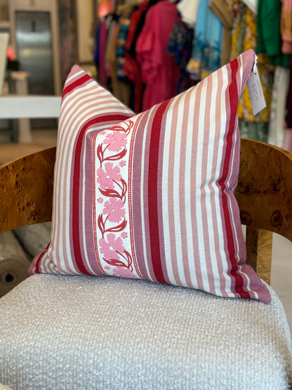 Minzer Stripe Pillow - 24x24"