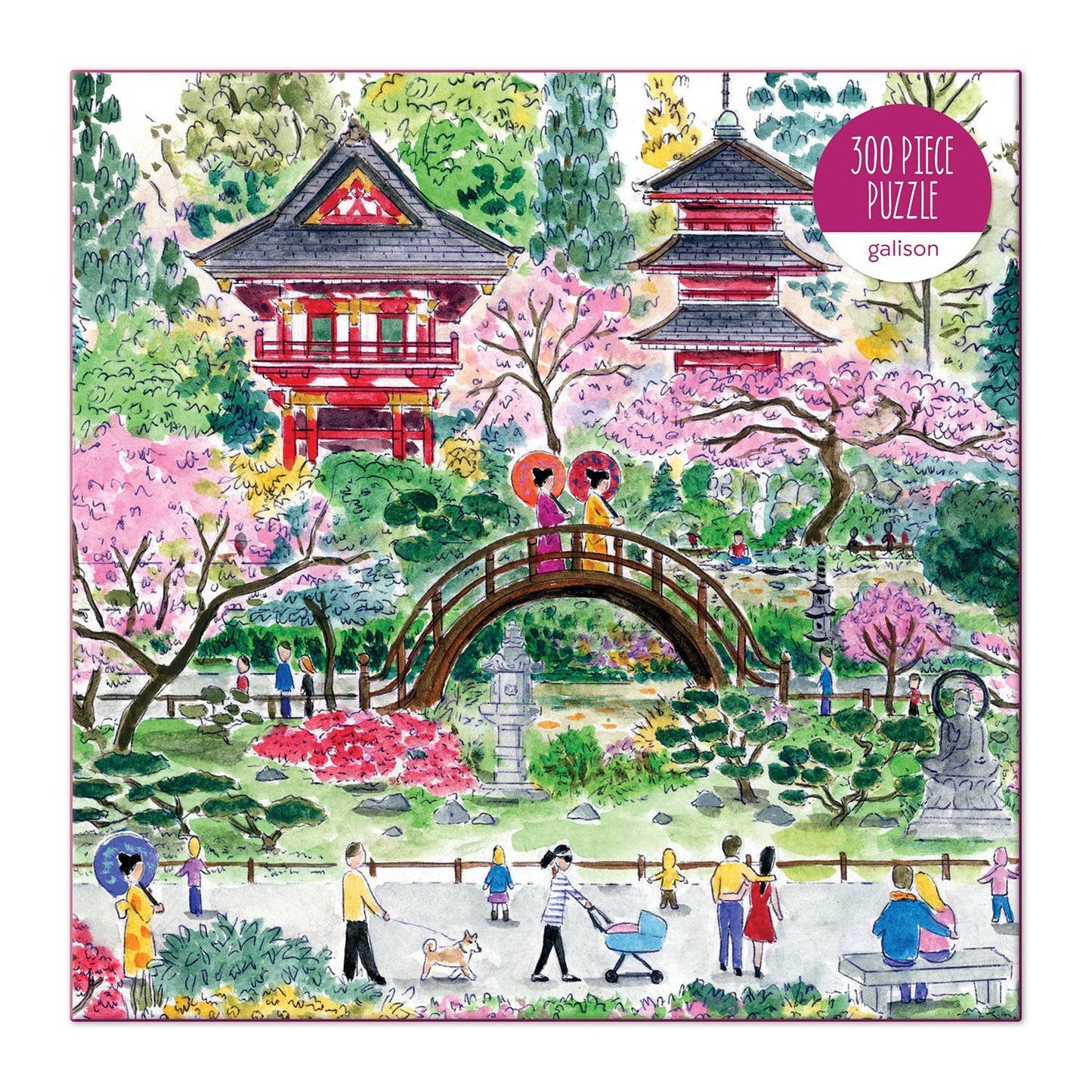 Michael Storrings Japanese Tea Garden 300 Piece Puzzle