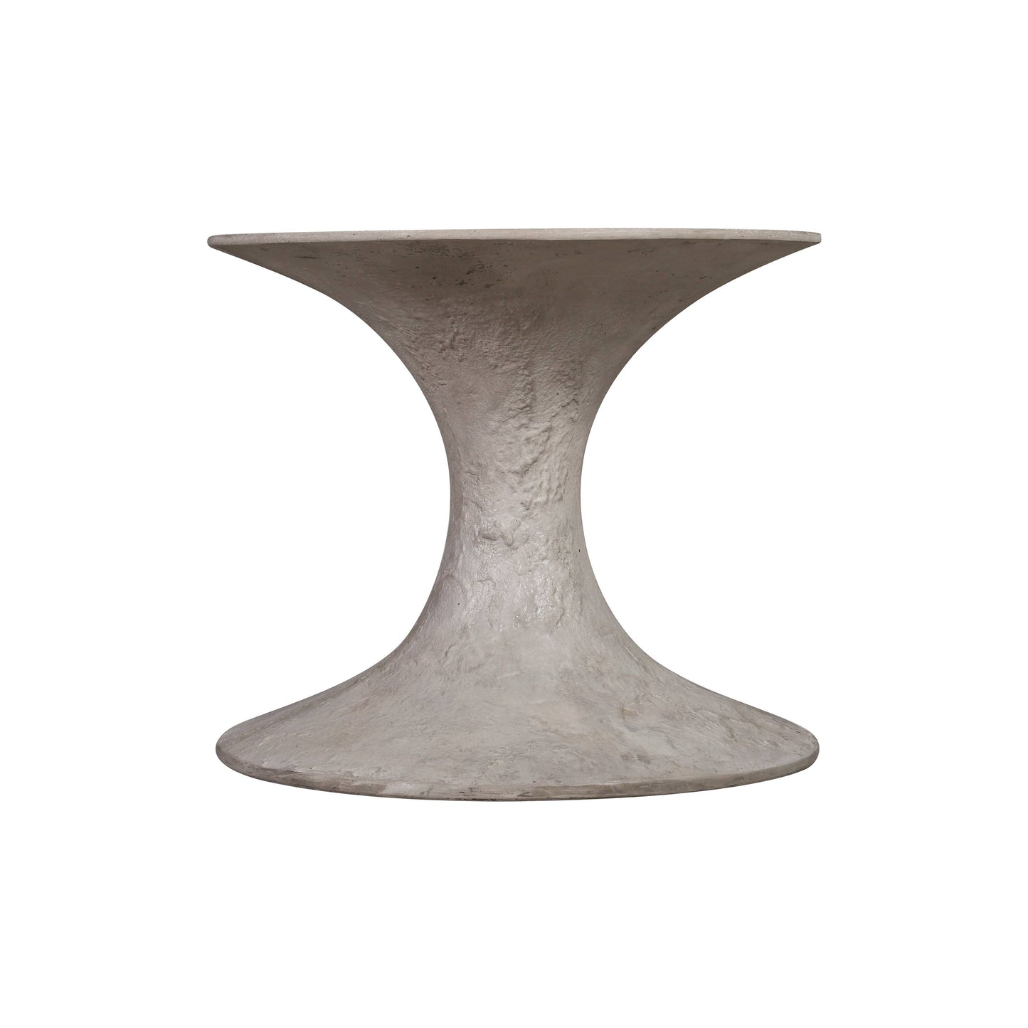 Hourglass Decorative Raw Ceramic Planter: Medium