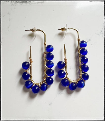 Royal Blue Dangle Earring